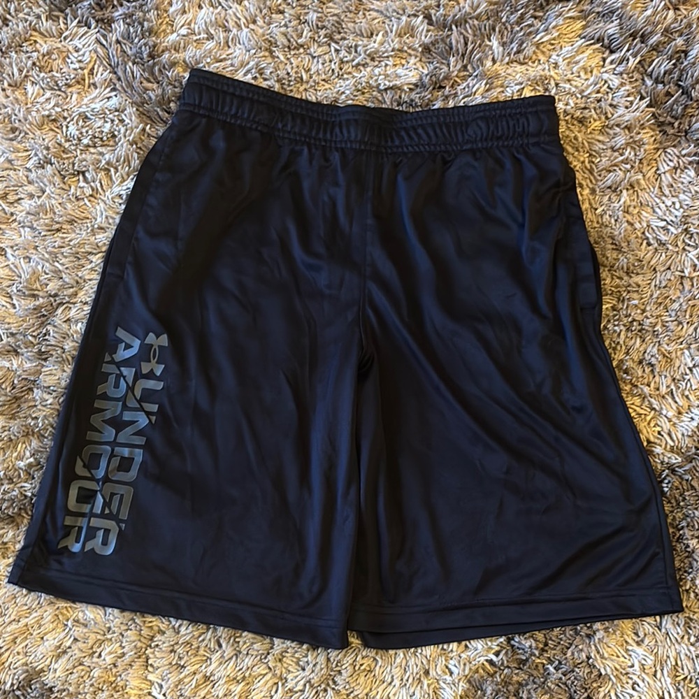 Under Armour Black Training Shorts Lightweight Elastic Fit